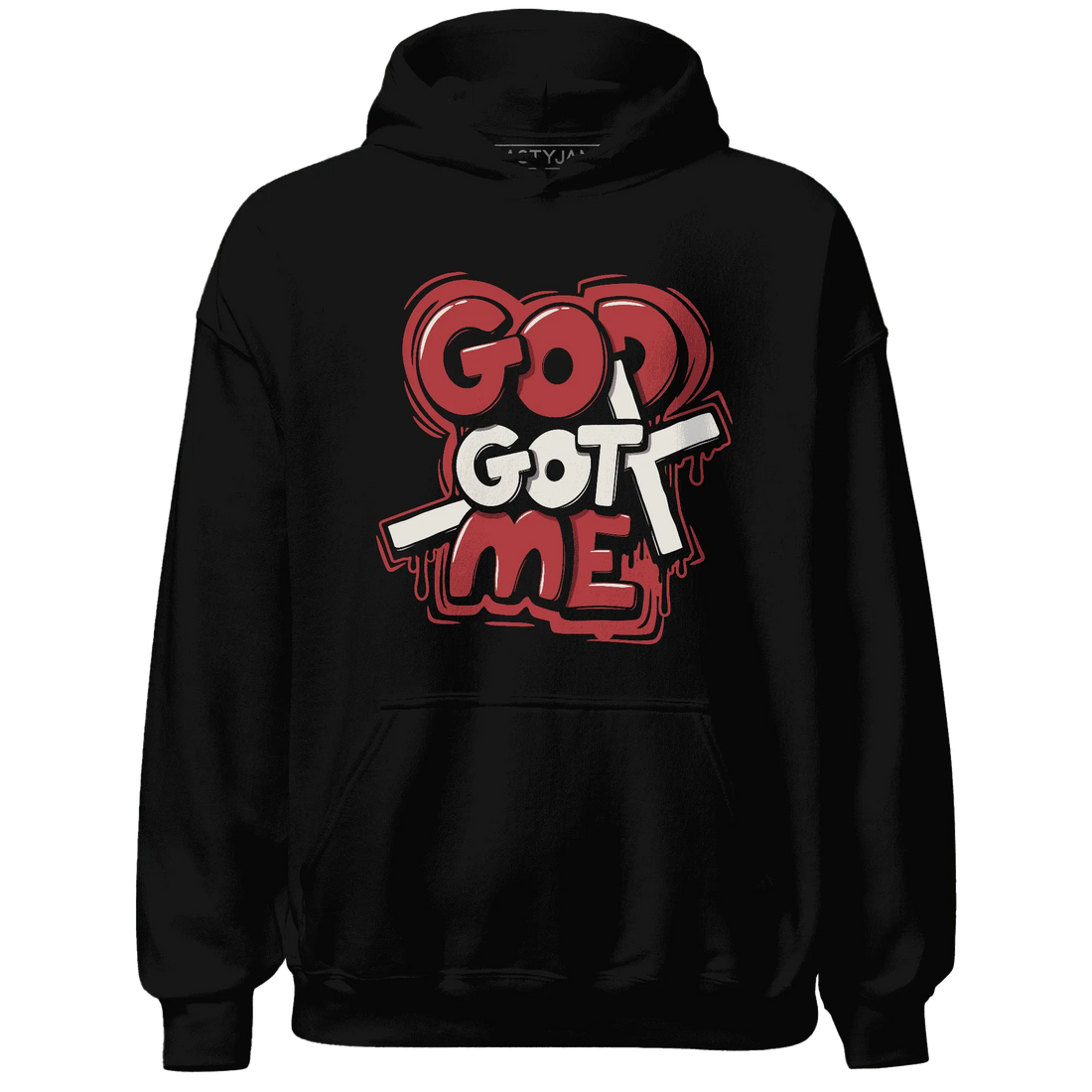 Black-Toe-Reimagined-Red-White-1s-Hoodie-Match-God-Got-Me