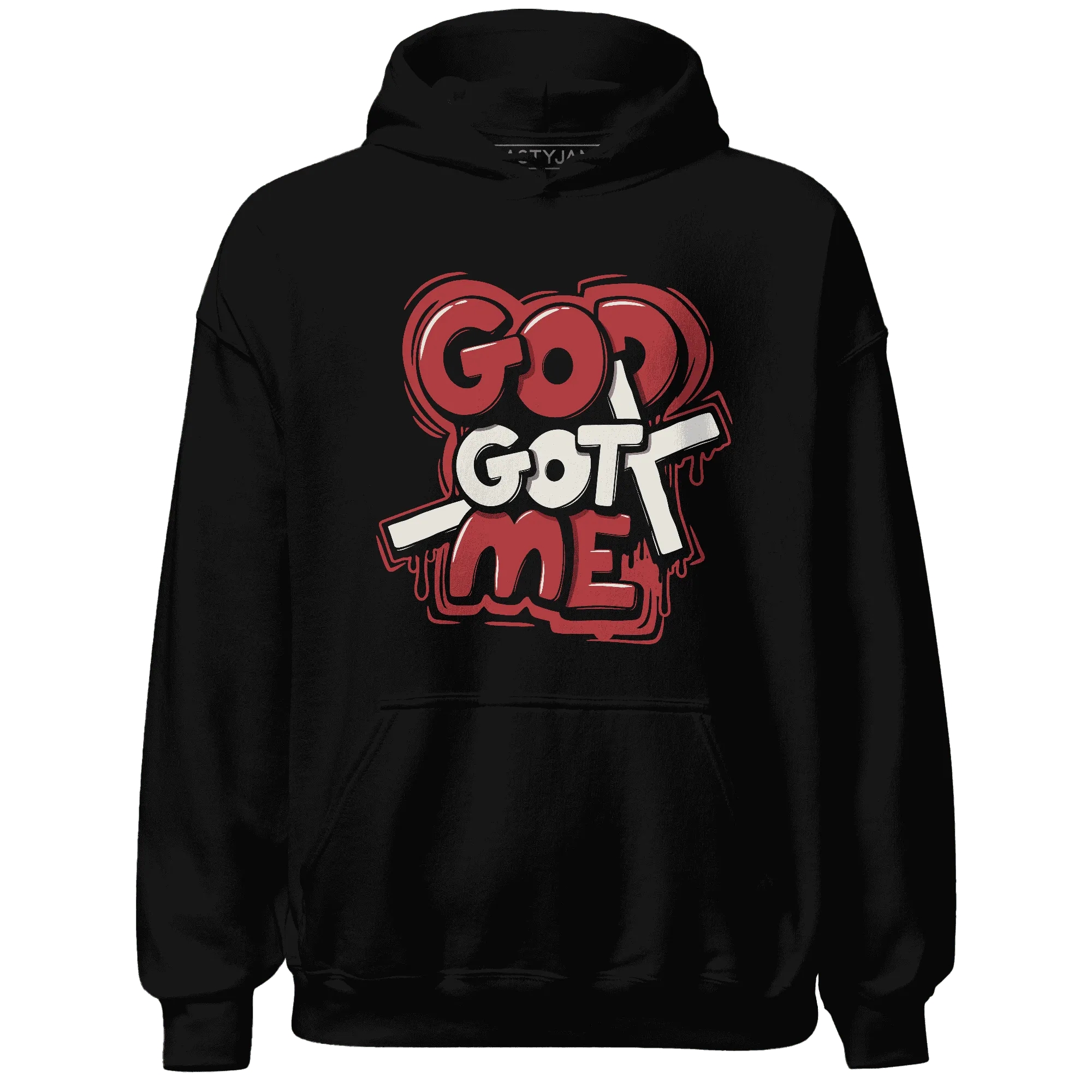 Black-Toe-Reimagined-Red-White-1s-Hoodie-Match-God-Got-Me