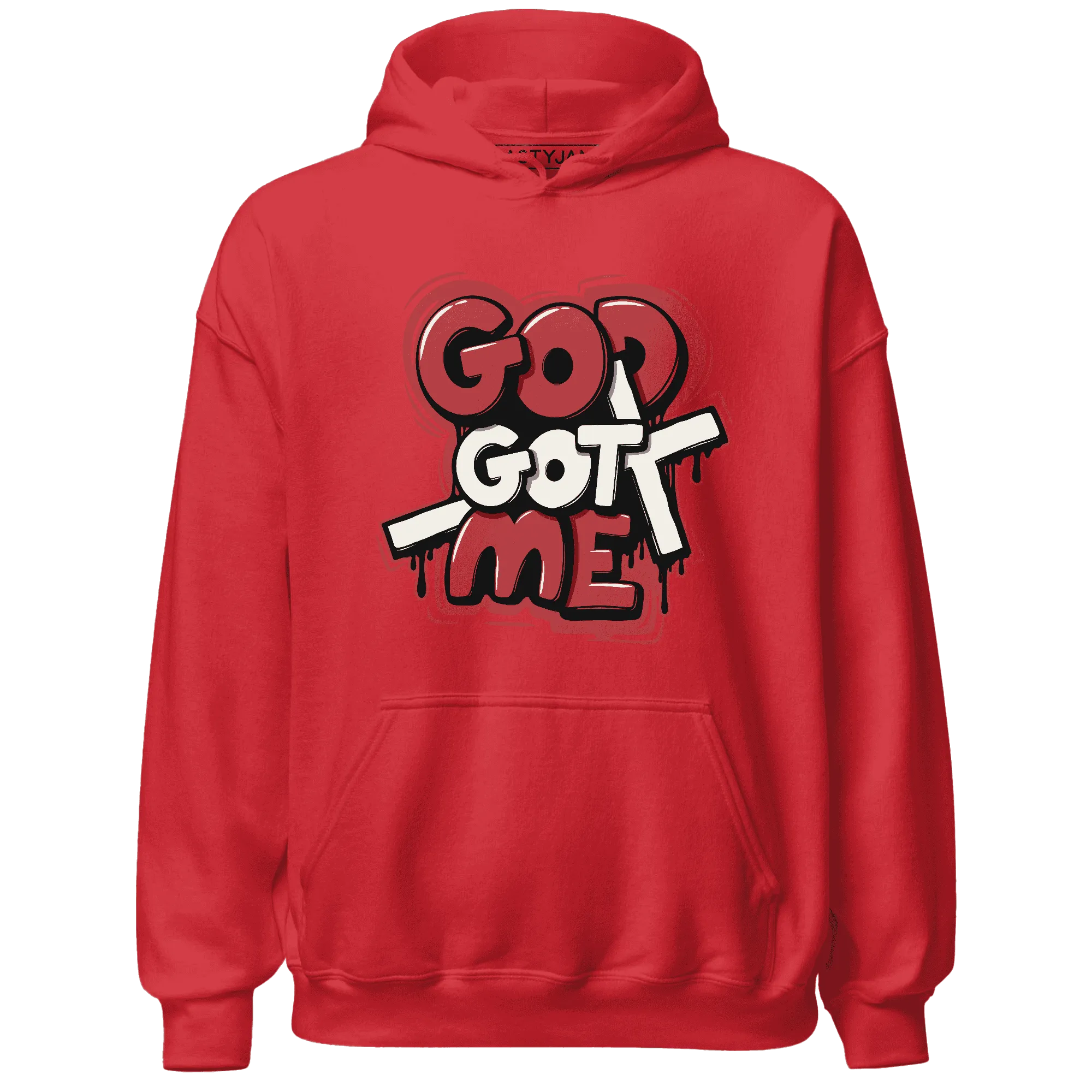 Black-Toe-Reimagined-Red-White-1s-Hoodie-Match-God-Got-Me