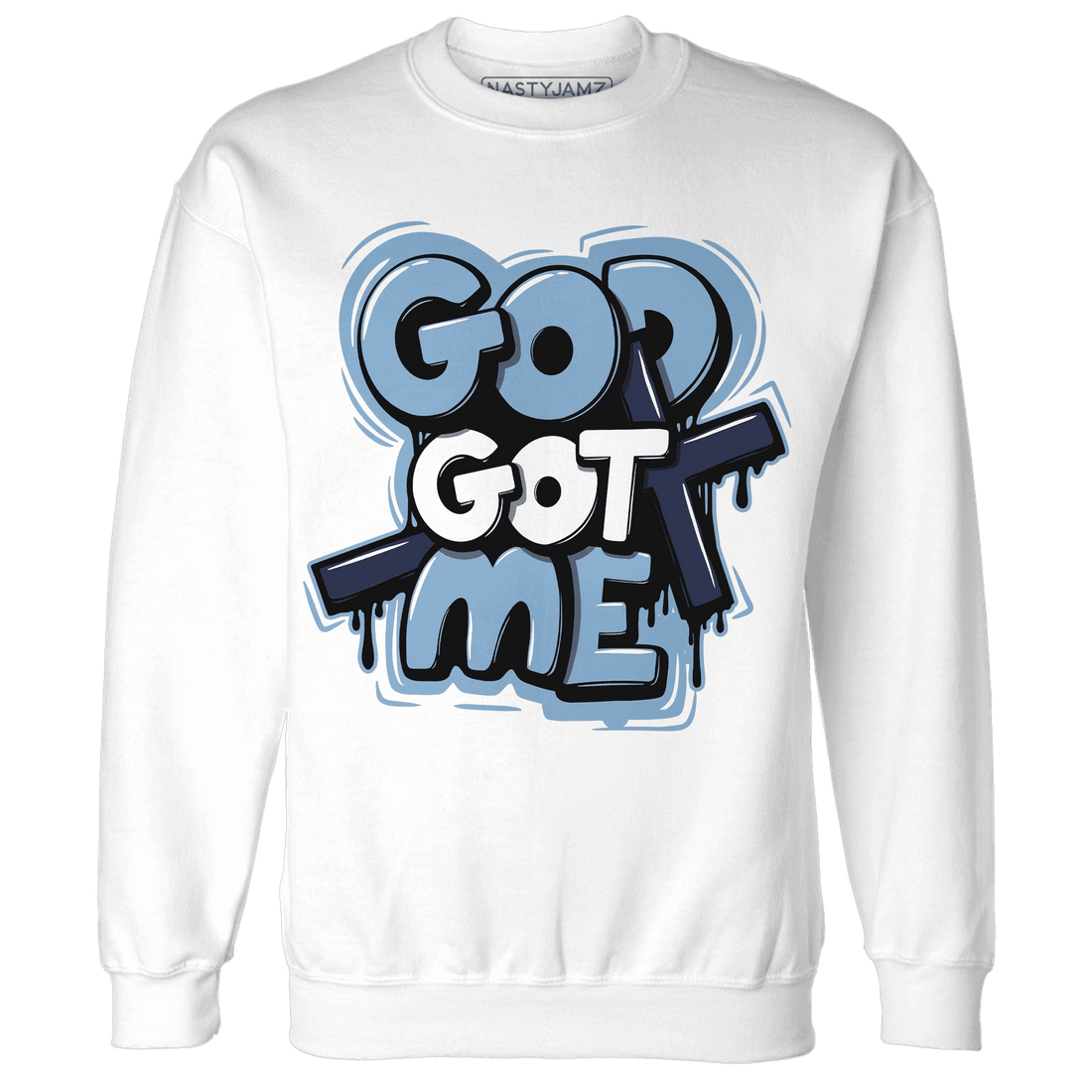 First In Flight 1s Sweatshirt Match God Got Me - NastyJamz