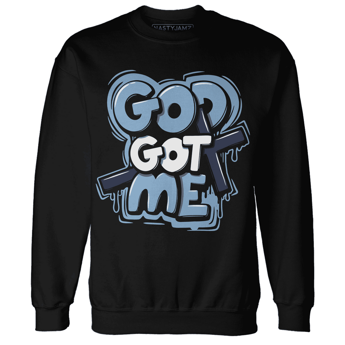 First In Flight 1s Sweatshirt Match God Got Me - NastyJamz