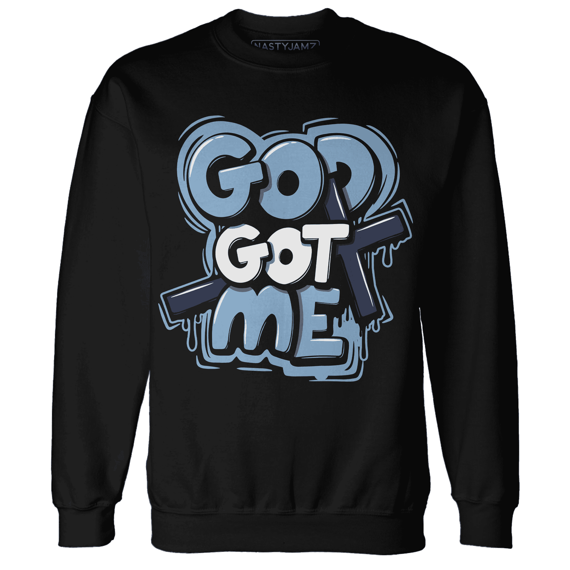 First In Flight 1s Sweatshirt Match God Got Me - NastyJamz