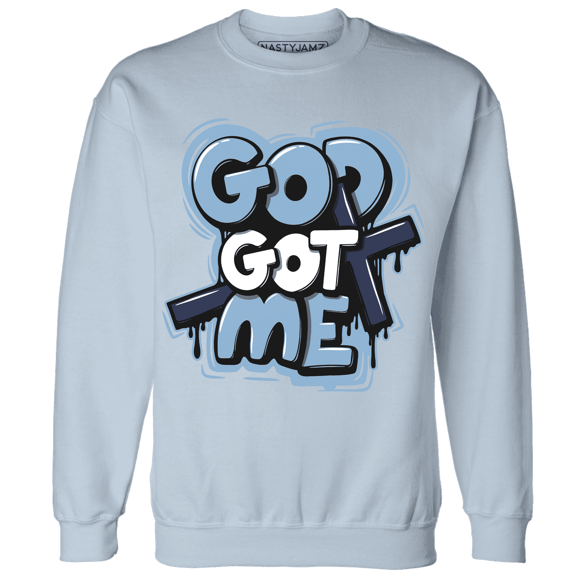 First In Flight 1s Sweatshirt Match God Got Me - NastyJamz