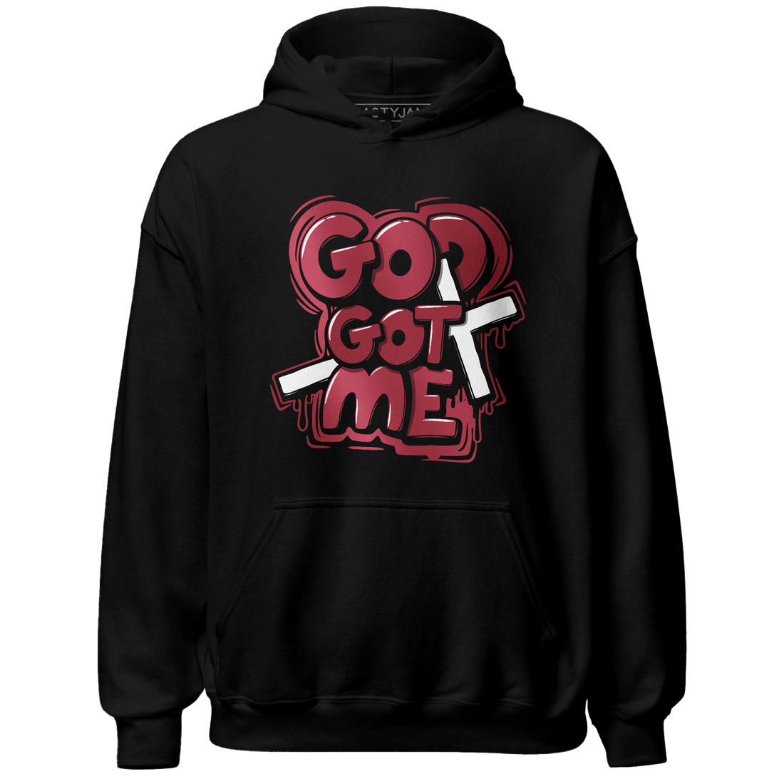 High 85 Metallic Burgundy 1s Hoodie Match God Got Me - NastyJamz