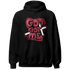 High 85 Metallic Burgundy 1s Hoodie Match God Got Me - NastyJamz