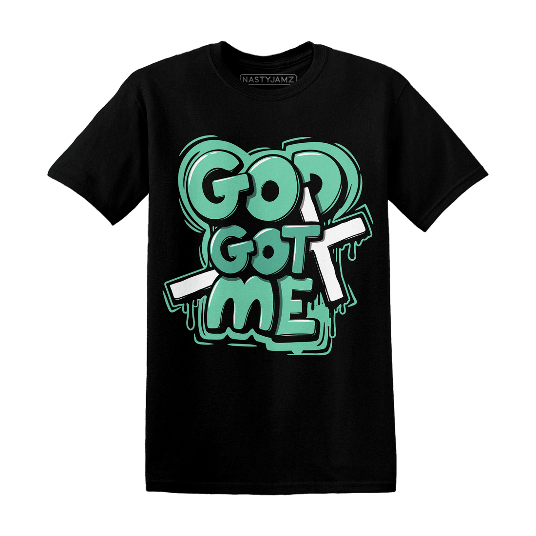 High OG Green Glow 1s T Shirt Match God Got Me - NastyJamz