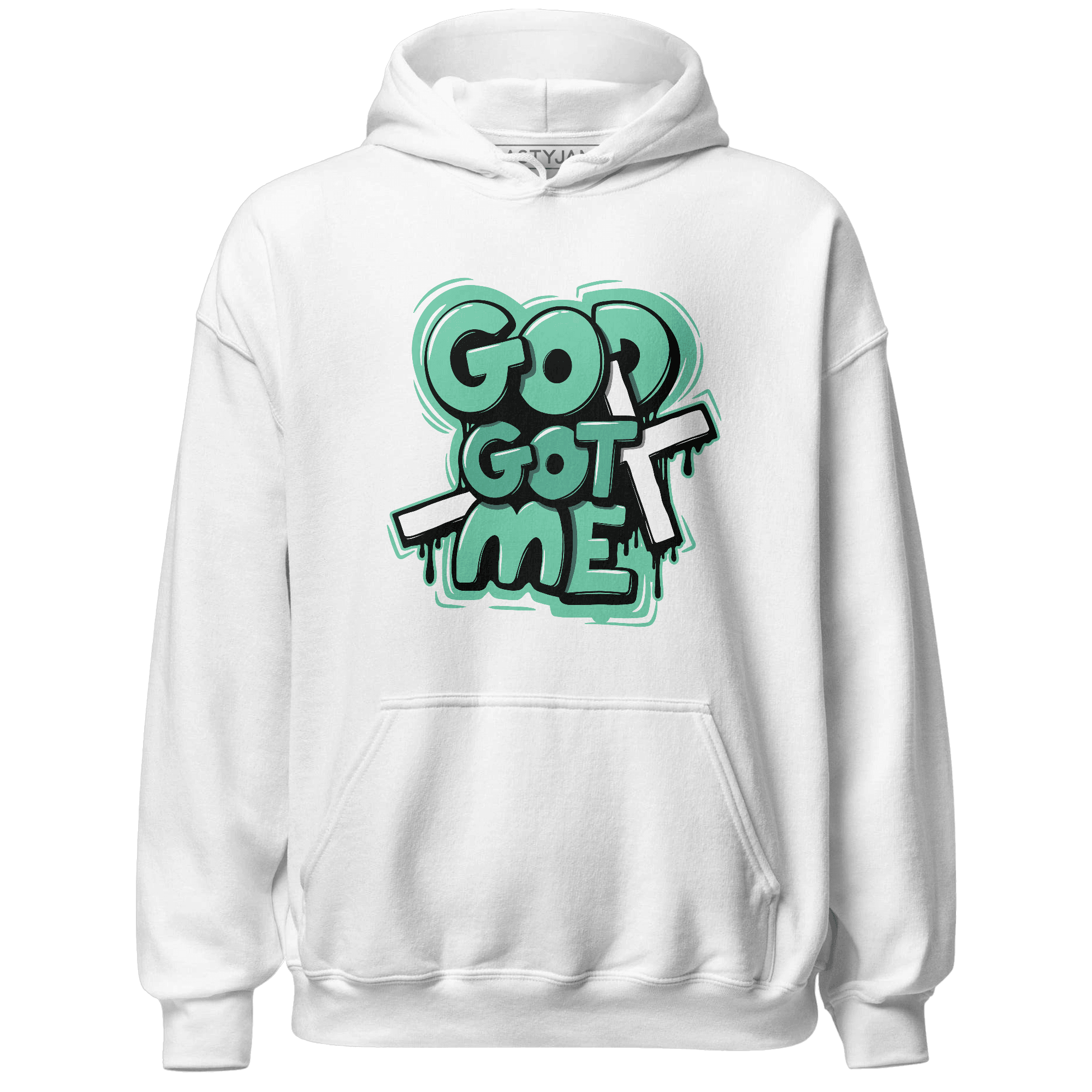 High OG Green Glow 1s Hoodie Match God Got Me - NastyJamz