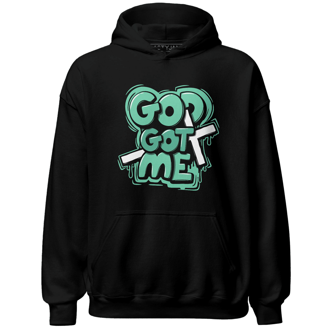 High OG Green Glow 1s Hoodie Match God Got Me - NastyJamz
