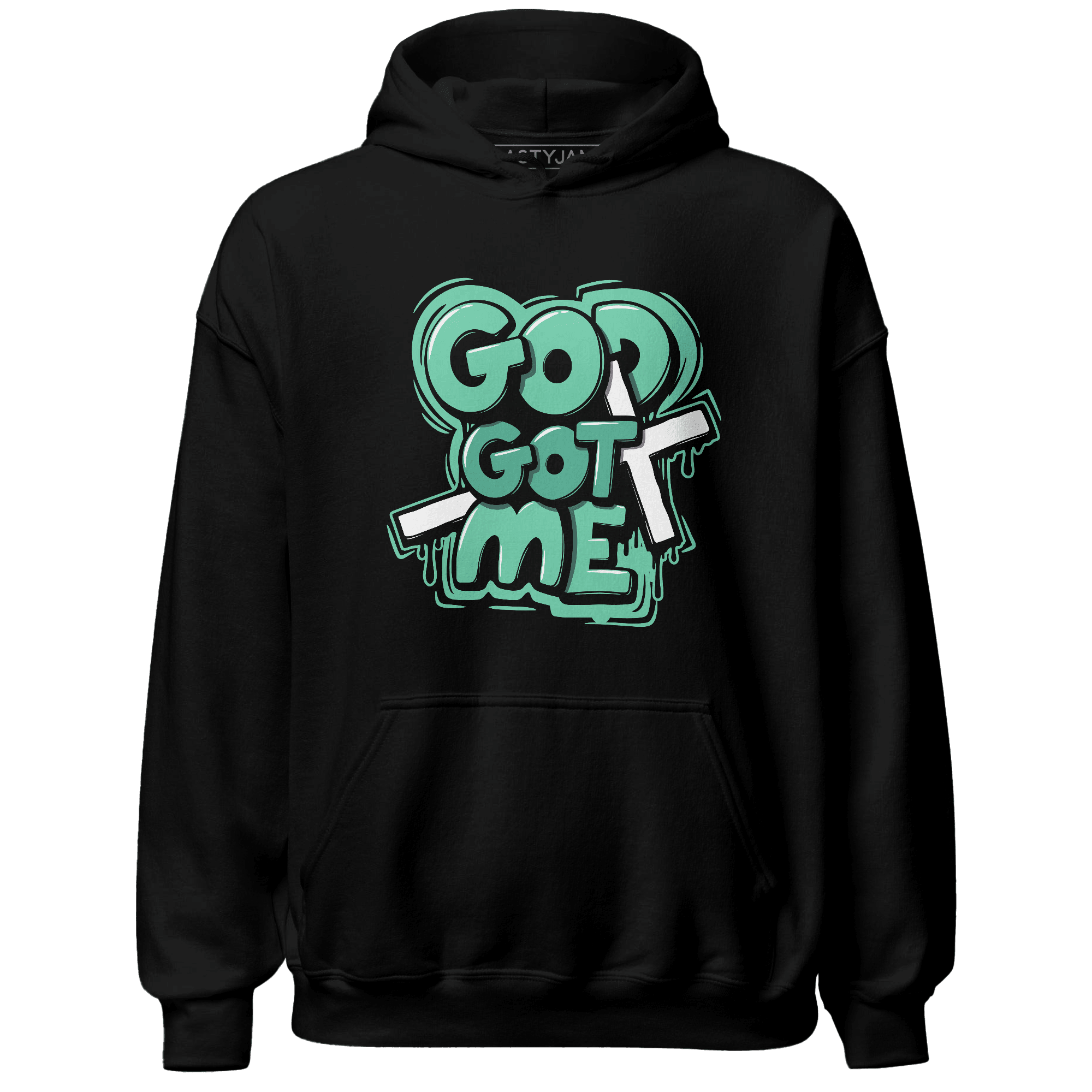 High OG Green Glow 1s Hoodie Match God Got Me - NastyJamz