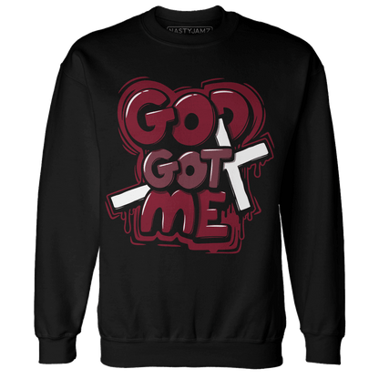 High White Team Red 1s Sweatshirt Match God Got Me - NastyJamz