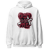 High White Team Red 1s Hoodie Match God Got Me - NastyJamz
