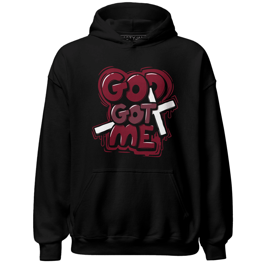 High White Team Red 1s Hoodie Match God Got Me - NastyJamz