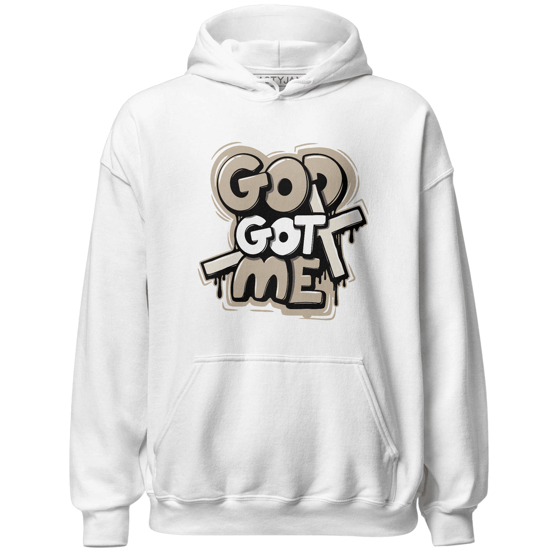 Latte 1s Hoodie Match God Got Me - NastyJamz