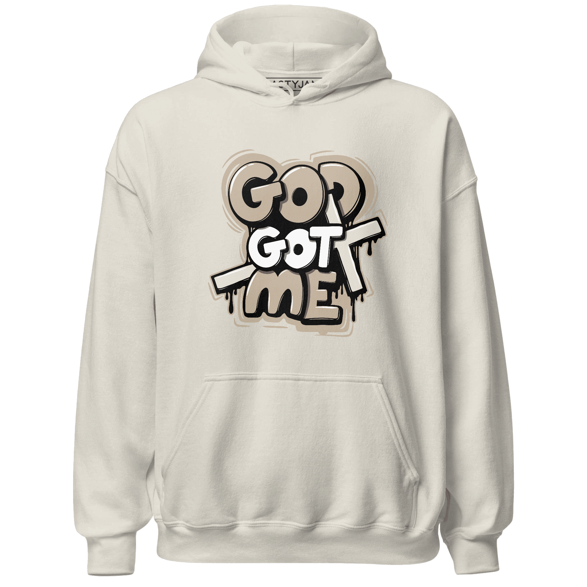 Latte 1s Hoodie Match God Got Me - NastyJamz