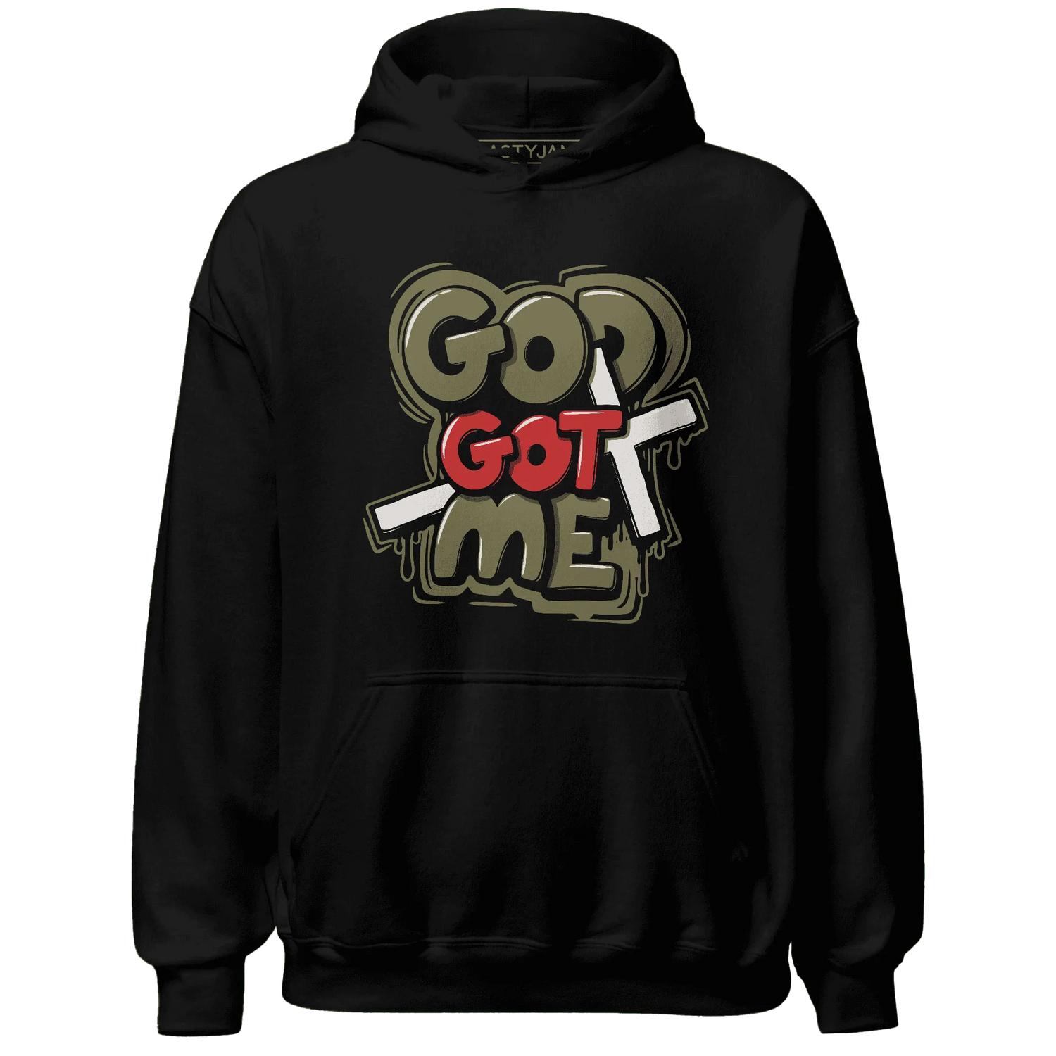 Medium-Olive-1s-NastyJamz-Hoodie-Match-God-Got-Me