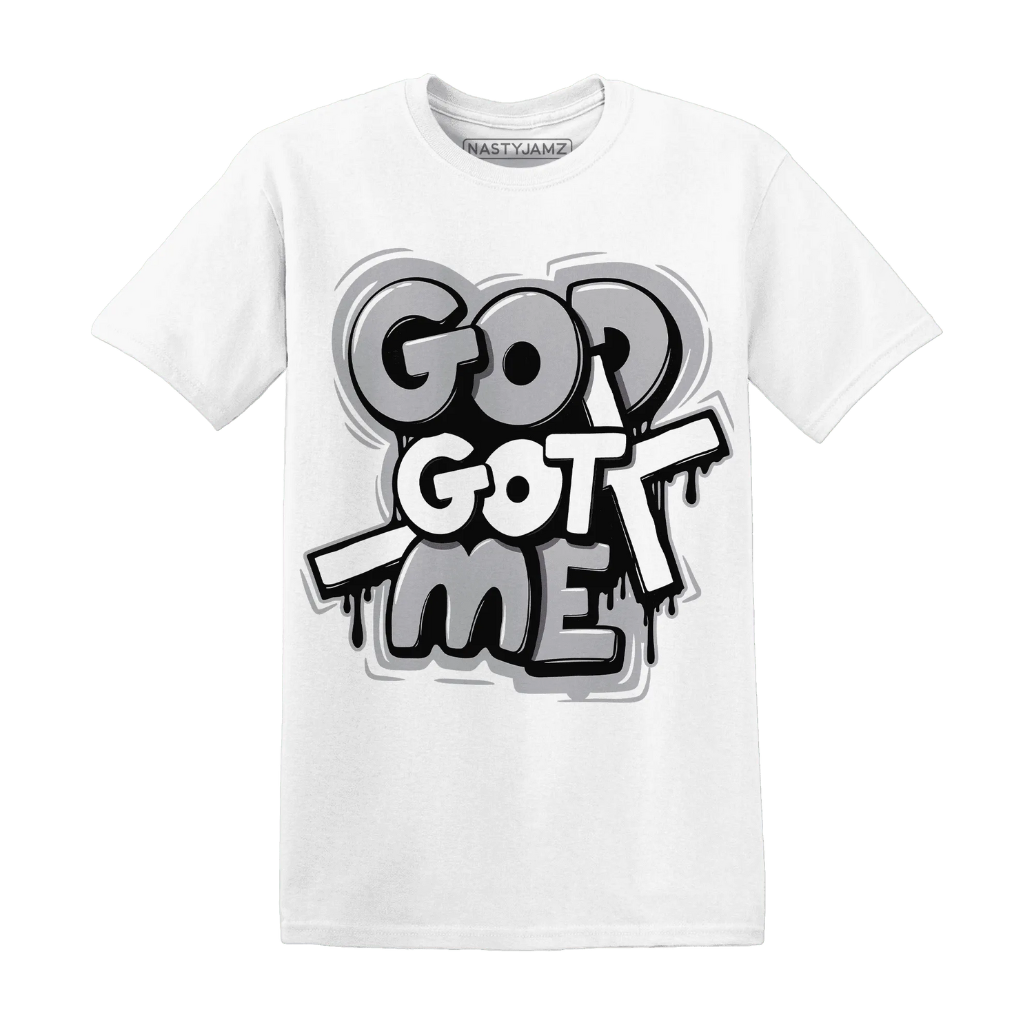 Wolf-Grey-1s-T-Shirt-Match-God-Got-Me