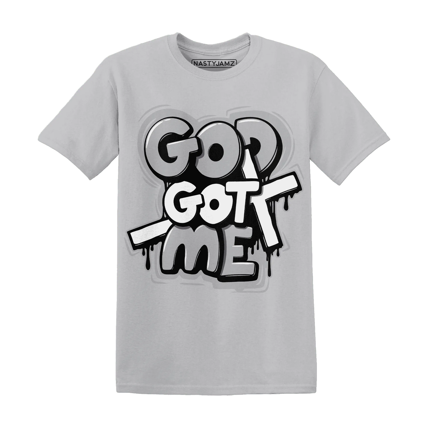 Wolf-Grey-1s-T-Shirt-Match-God-Got-Me