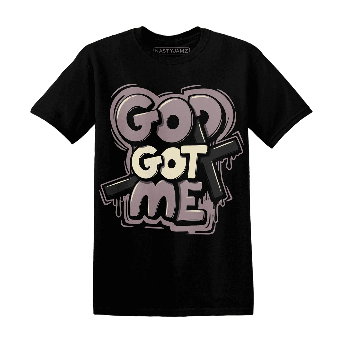 Black-Violet-Ore-3s-NastyJamz-T-Shirt-Match-God-Got-Me