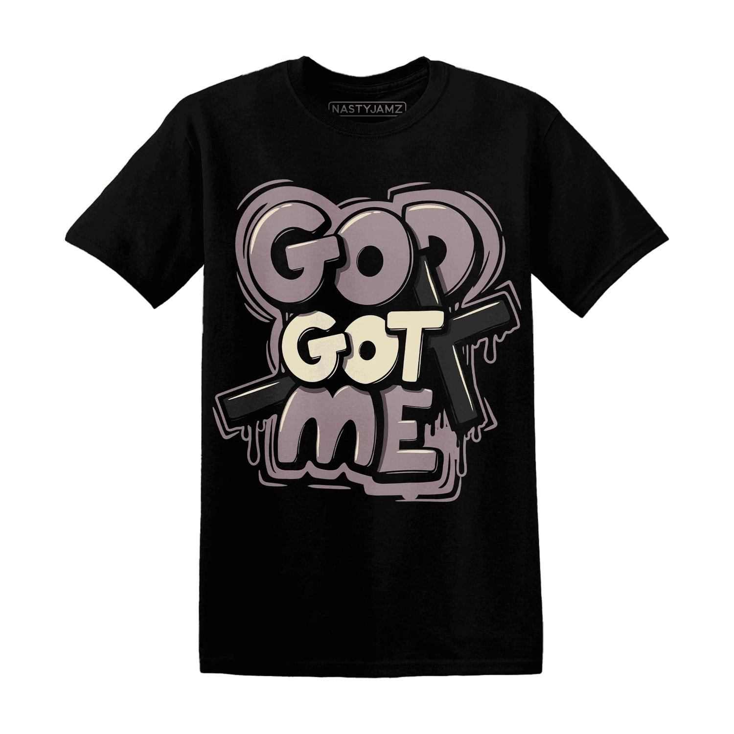 Black-Violet-Ore-3s-NastyJamz-T-Shirt-Match-God-Got-Me