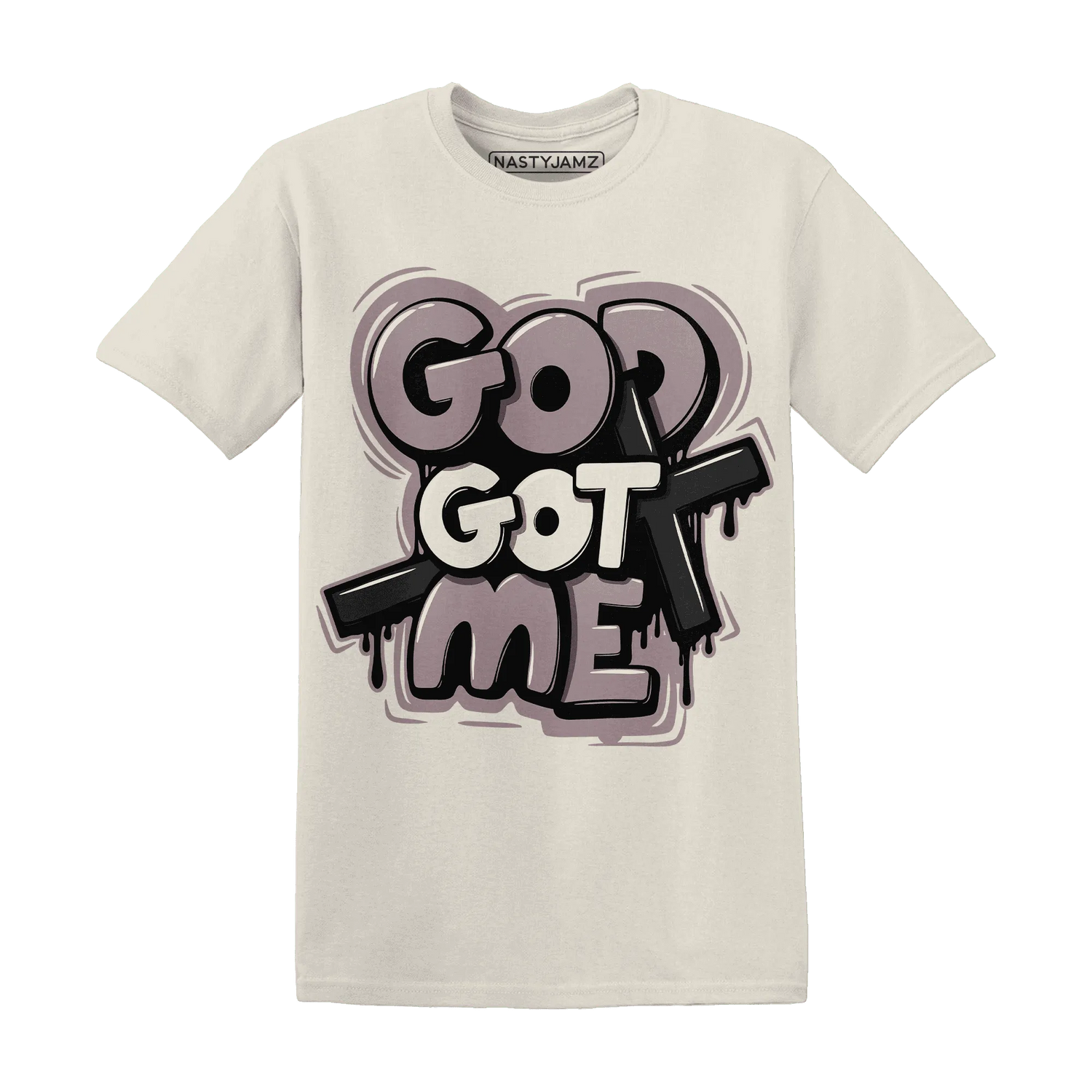 Black-Violet-Ore-3s-NastyJamz-T-Shirt-Match-God-Got-Me