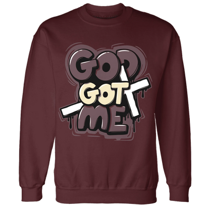Burgundy-Crush-3s-NastyJamz-Sweatshirt-Match-God-Got-Me