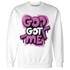 GS Hyper Violet 4s Sweatshirt Match God Got Me - NastyJamz