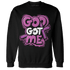 GS Hyper Violet 4s Sweatshirt Match God Got Me - NastyJamz