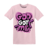 GS Hyper Violet 4s T Shirt God Got Me - NastyJamz