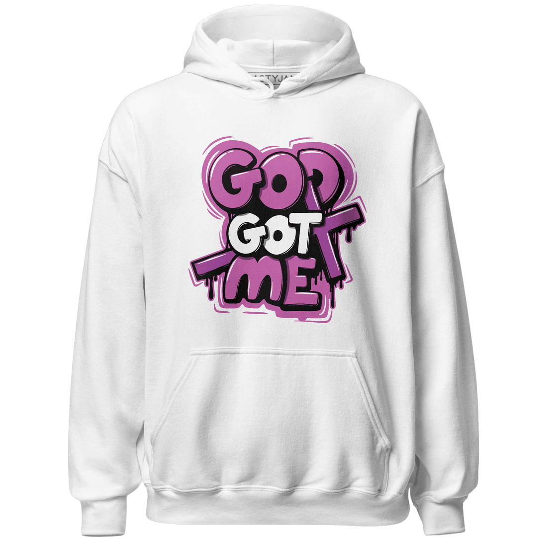 GS Hyper Violet 4s Hoodie Match God Got Me - NastyJamz