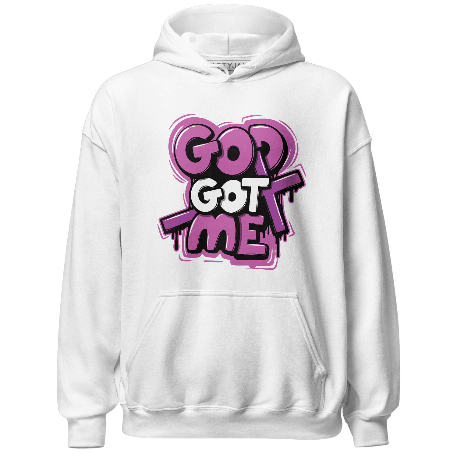 GS Hyper Violet 4s Hoodie Match God Got Me - NastyJamz
