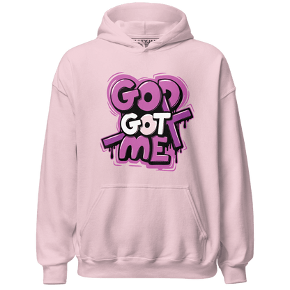 GS Hyper Violet 4s Hoodie Match God Got Me - NastyJamz