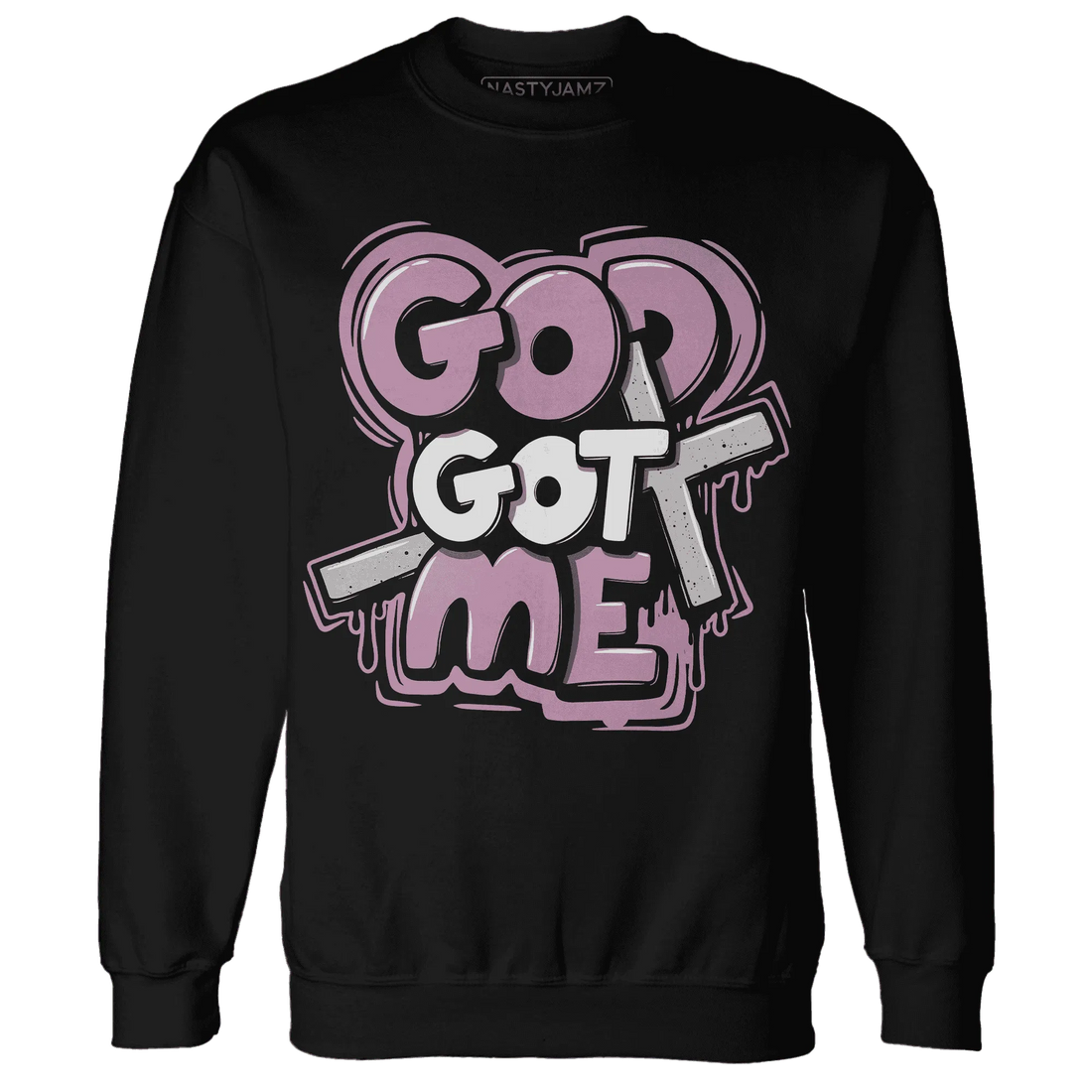 Orchid-Neutral-Grey-Black-White-4s-Sweatshirt-Match-God-Got-Me