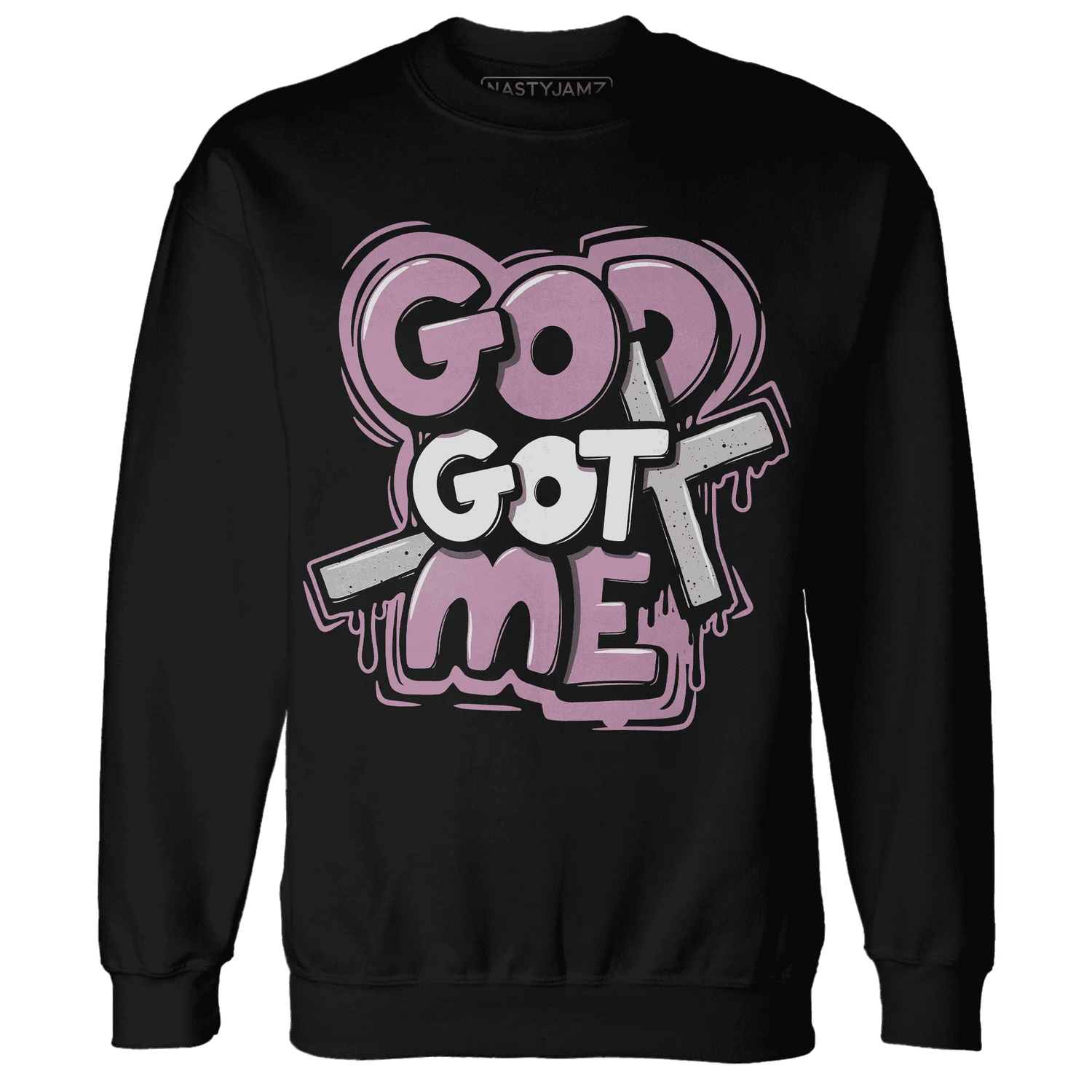 Orchid-Neutral-Grey-Black-White-4s-Sweatshirt-Match-God-Got-Me