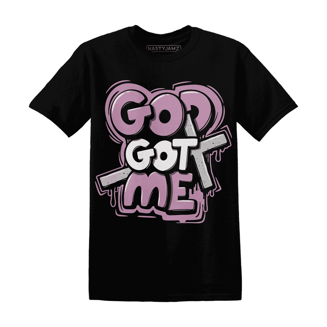 Orchid-Neutral-Grey-Black-White-4s-T-Shirt-Match-God-Got-Me