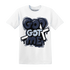 White-Navy-6s-T-Shirt-Match-God-Got-Me