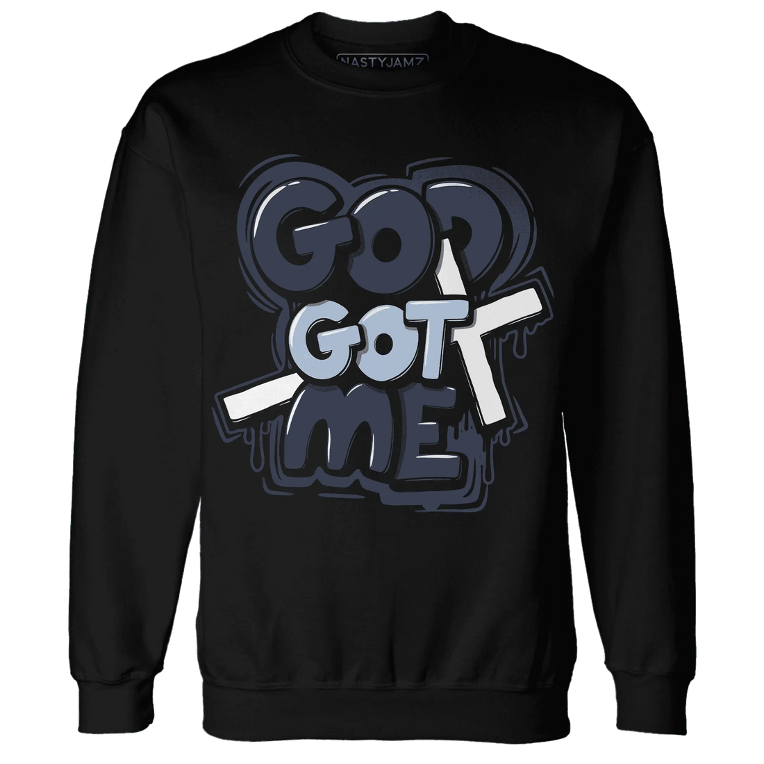 White-Navy-6s-Sweatshirt-Match-God-Got-Me