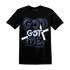 White-Navy-6s-T-Shirt-Match-God-Got-Me