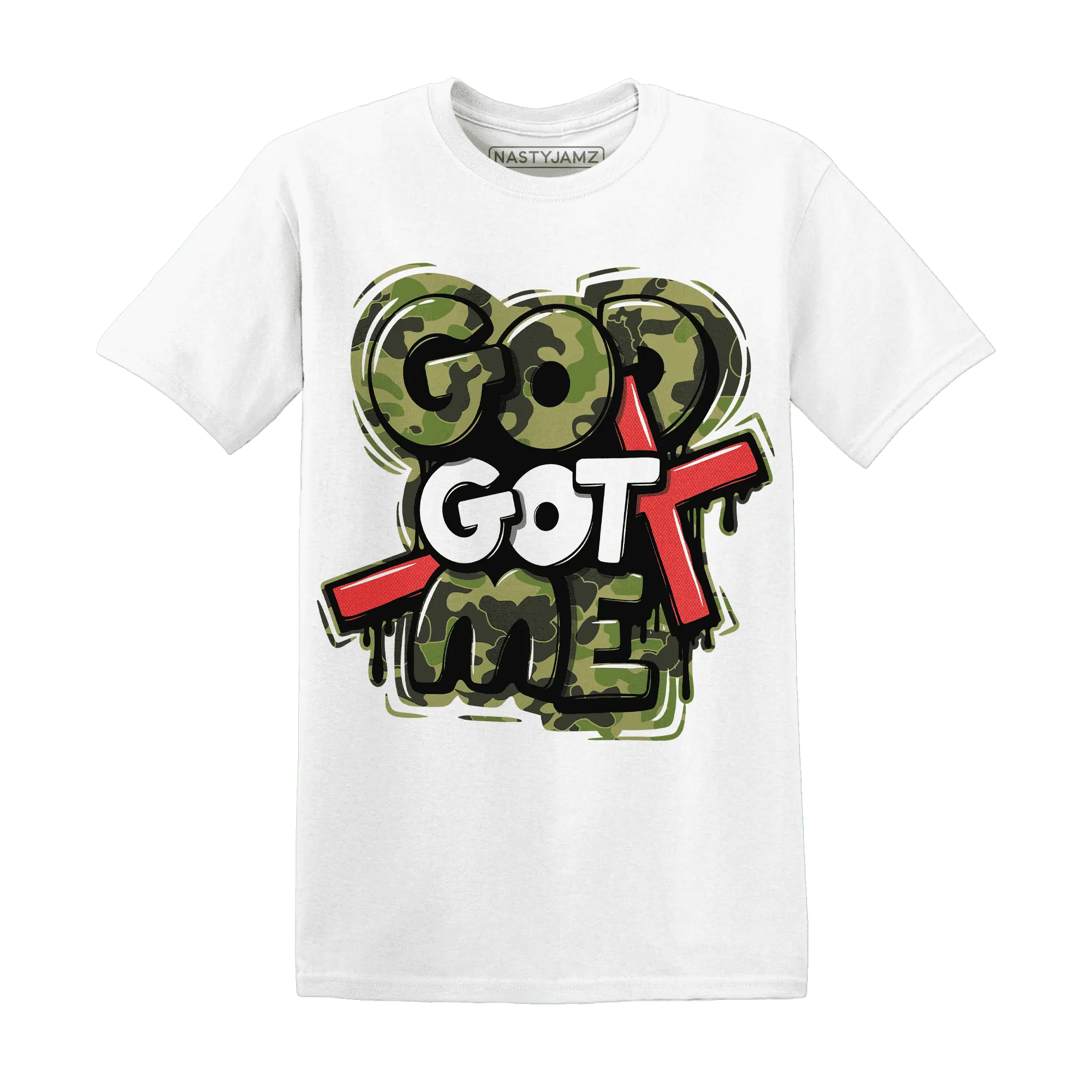 AM-90-Dark-Sage-Solar-Red-T-Shirt-Match-God-Got-Me