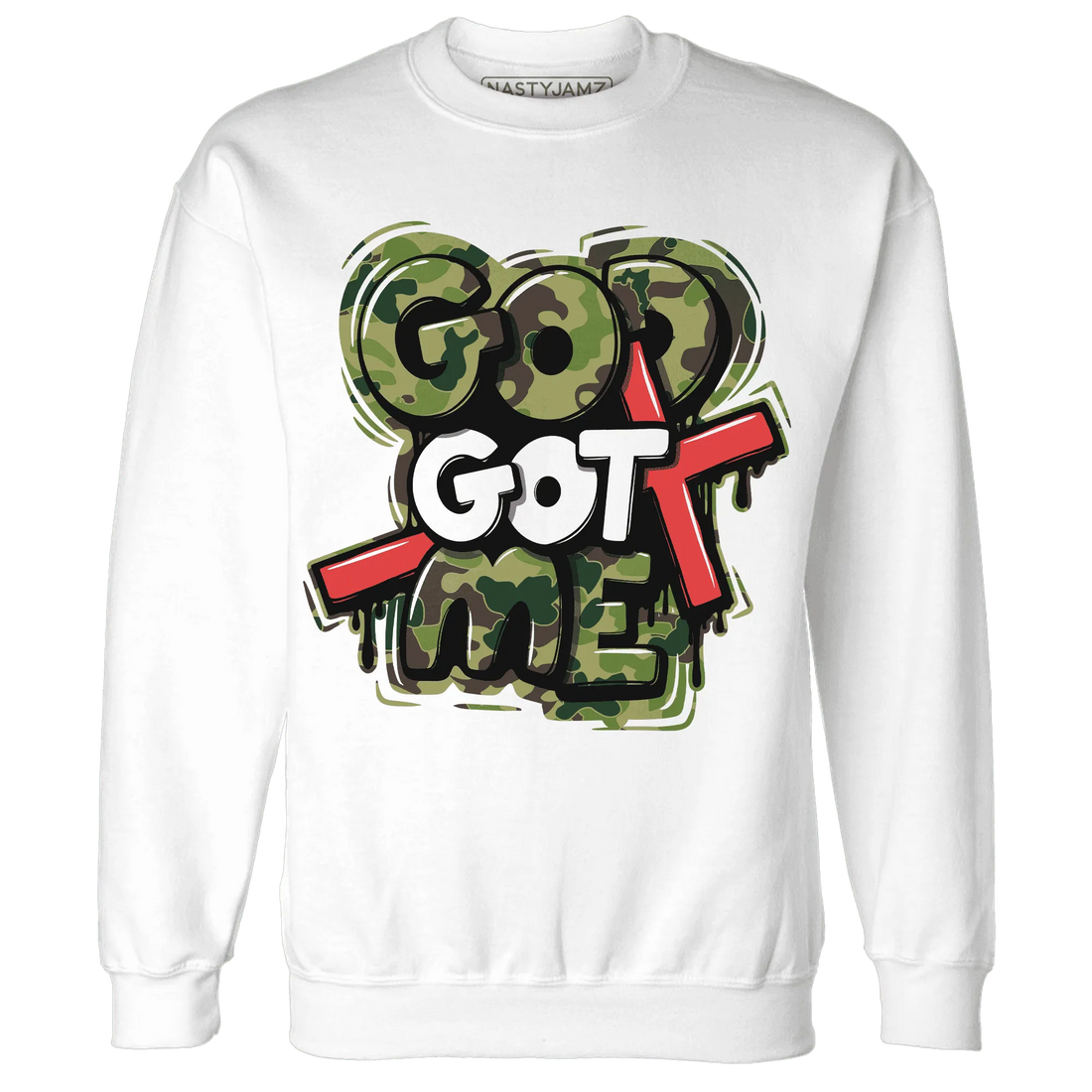 AM-90-Dark-Sage-Solar-Red-Sweatshirt-Match-God-Got-Me