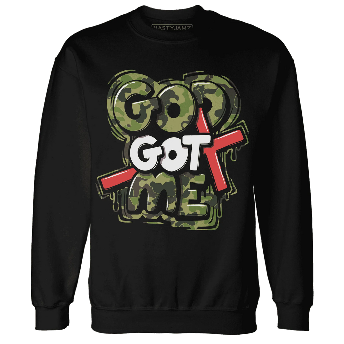 AM-90-Dark-Sage-Solar-Red-Sweatshirt-Match-God-Got-Me