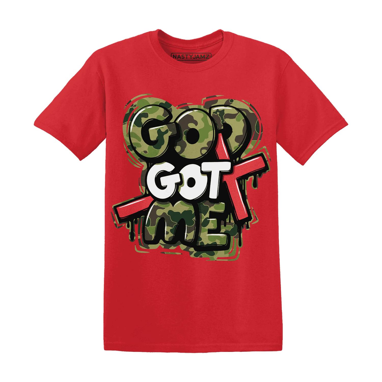 AM-90-Dark-Sage-Solar-Red-T-Shirt-Match-God-Got-Me