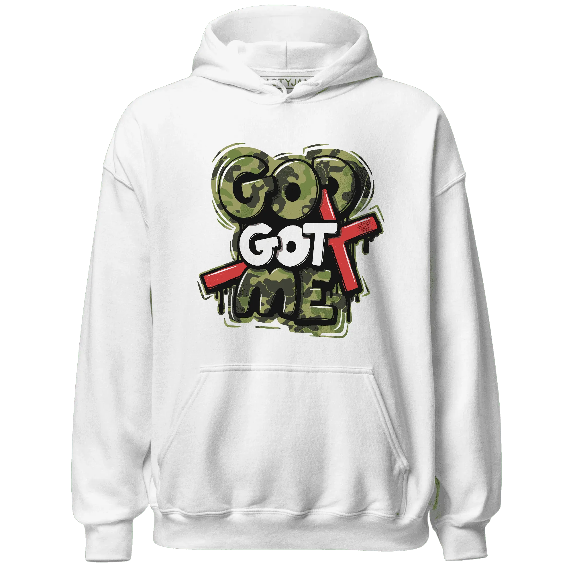 AM-90-Dark-Sage-Solar-Red-Hoodie-Match-God-Got-Me