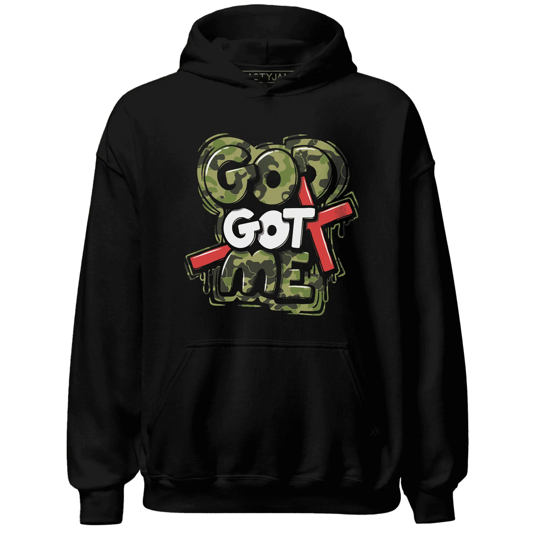 AM-90-Dark-Sage-Solar-Red-Hoodie-Match-God-Got-Me