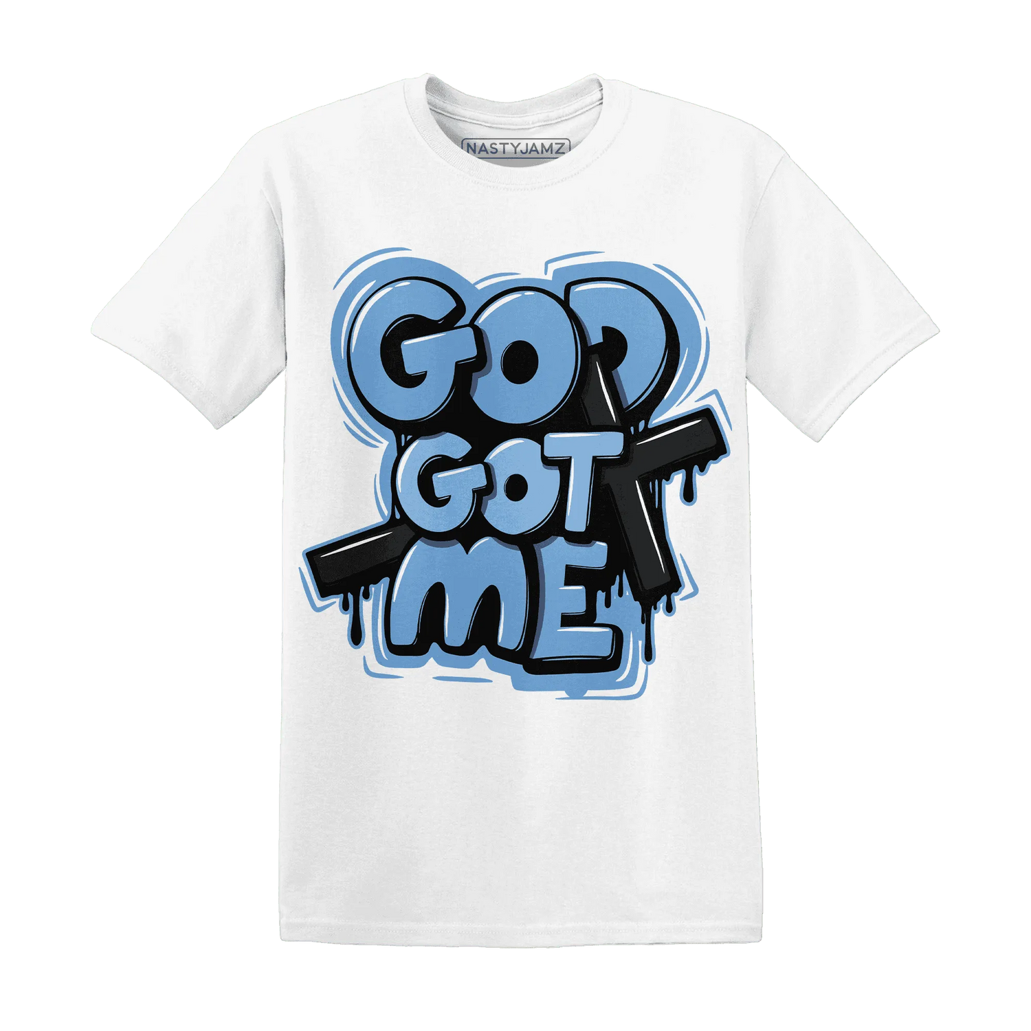 AM-Plus-Black-Univercitii-Blue-NastyJamz-T-Shirt-Match-God-Got-Me
