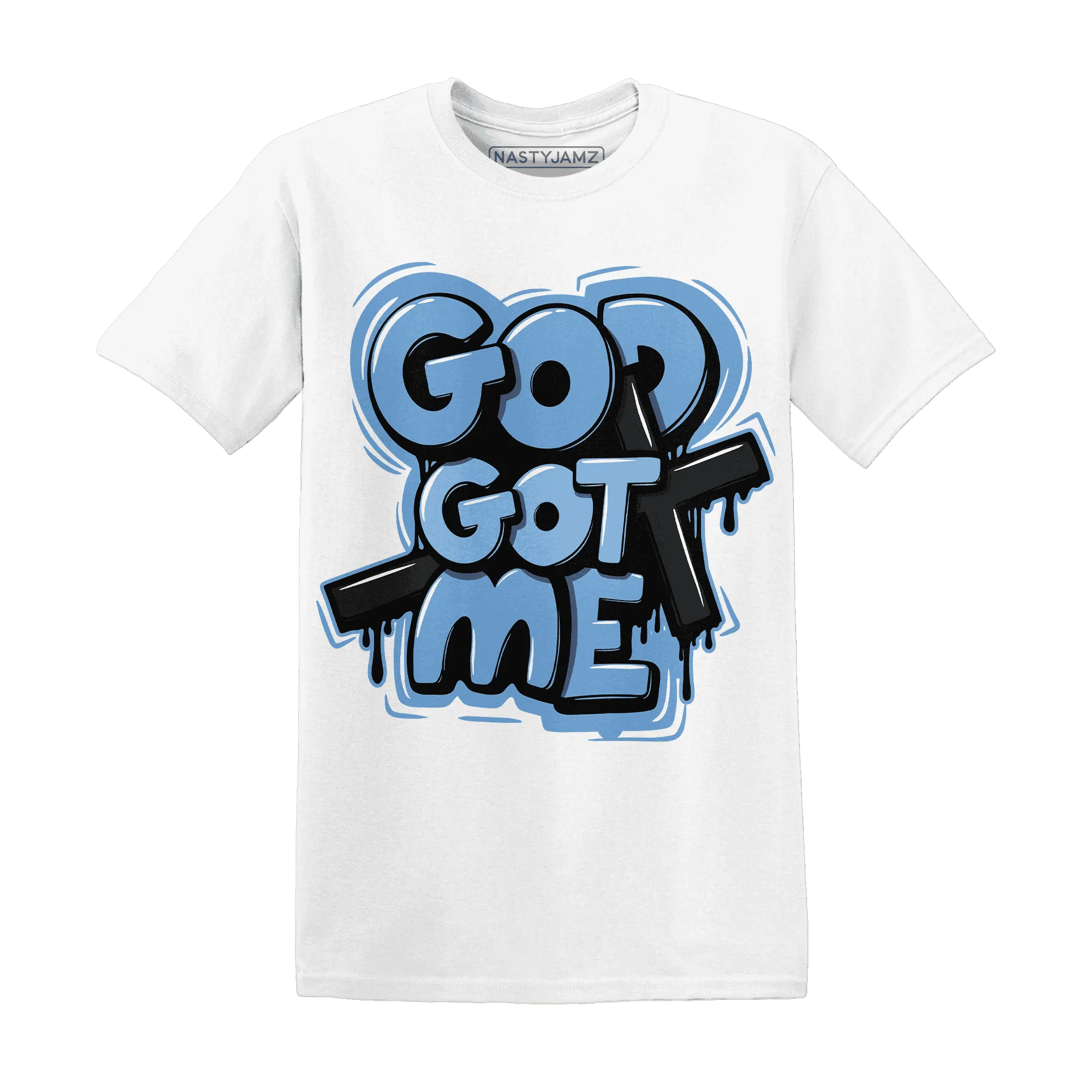 AM-Plus-Black-Univercitii-Blue-NastyJamz-T-Shirt-Match-God-Got-Me