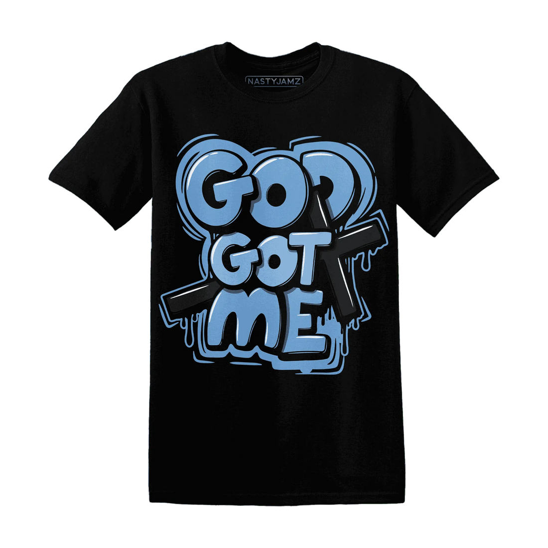 AM-Plus-Black-Univercitii-Blue-NastyJamz-T-Shirt-Match-God-Got-Me