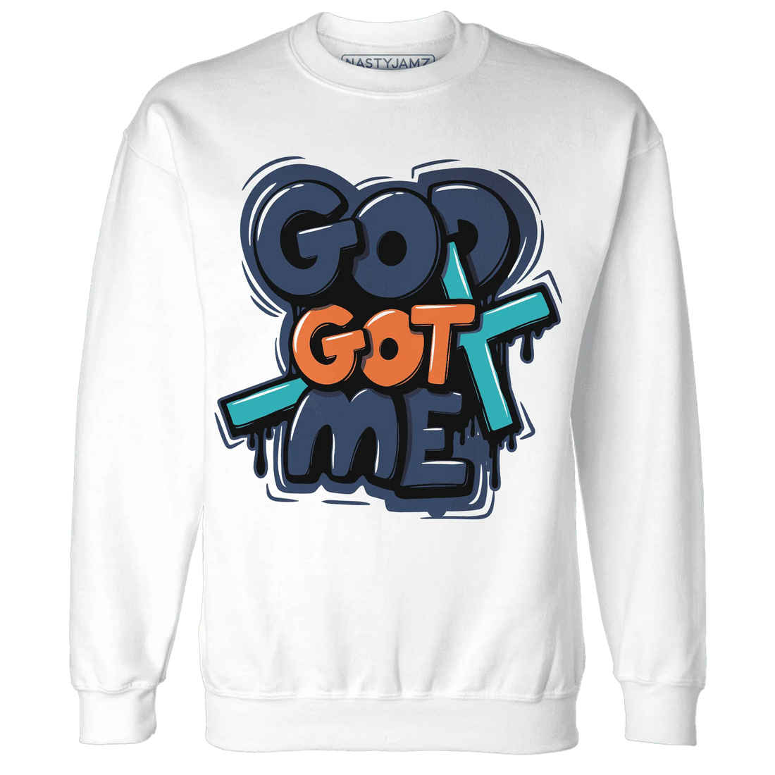 AM-Plus-Drift-Midnight-Navy-Total-Orange-Dusty-Cactus-NastyJamz-Sweatshirt-Match-God-Got-Me