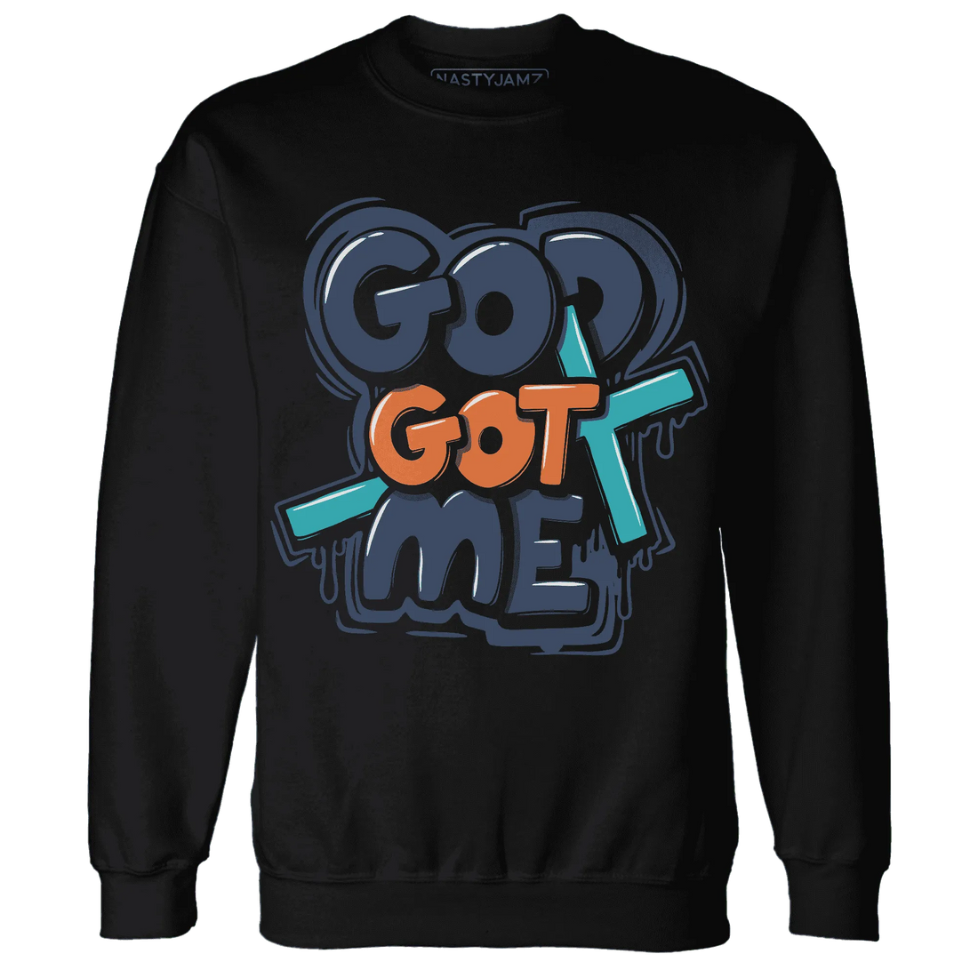 AM-Plus-Drift-Midnight-Navy-Total-Orange-Dusty-Cactus-NastyJamz-Sweatshirt-Match-God-Got-Me