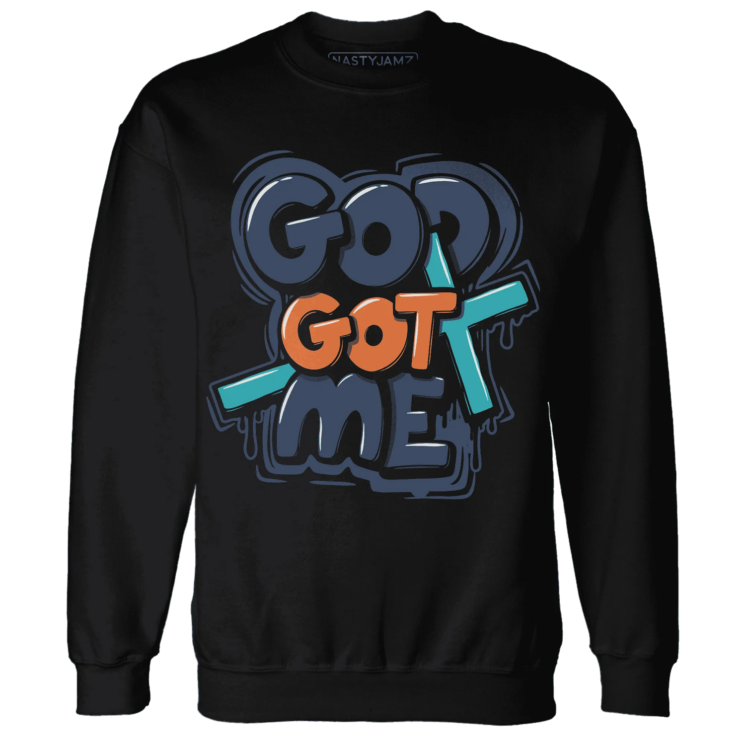 AM-Plus-Drift-Midnight-Navy-Total-Orange-Dusty-Cactus-NastyJamz-Sweatshirt-Match-God-Got-Me