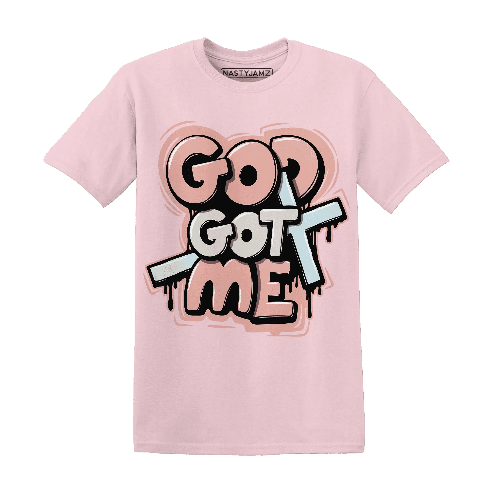 Dunk-Low-Glacier-Blue-Arctic-Orange-T-Shirt-Match-God-Got-Me